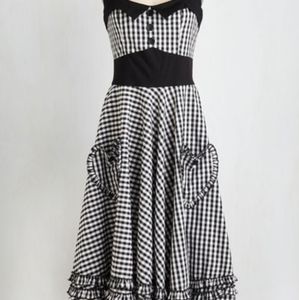 Hell Bunny London Salty and Pepper Swing Dress